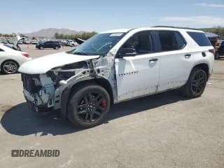 ✅ 2018 Chevrolet Traverse Premier • VIN: 1GNERKKW7JJ129378 • Lot: 66762234. Wystawiony na Copart z przebiegiem 63 933 mil. Bezpłatny archiwum sprzedaży aukcyjnych z USA i szczegółowy raport historii pojazdu na DreamBid. Zdjęcie 1.