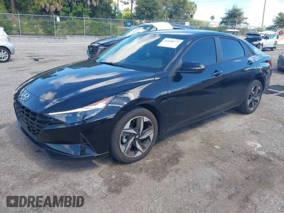 ✅ 2023 Hyundai Elantra SEL • VIN: KMHLS4AG4PU591037 • Lot: 43430377. Listed on IAAI with 32,208 mi. Free auction sales archive from the USA and detailed vehicle history report at DreamBid. Image 2.
