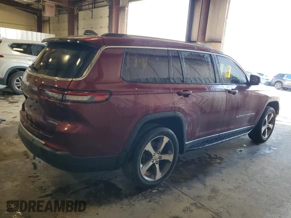 ✅ 2023 Jeep Grand Cherokee Limited • VIN: 1C4RJKBG8P8730910 • Lot: 90992165. Listed on Copart with 40,799 mi. Free auction sales archive from the USA and detailed vehicle history report at DreamBid. Image 3.