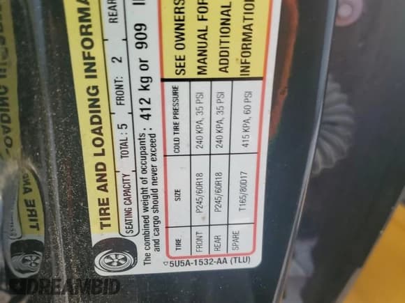 ✅ 2009 Lincoln MKX • VIN: 2LMDU68C89BJ05551 • Lot: 85286535. Listed on Copart with 194,730 mi. Free auction sales archive from the USA and detailed vehicle history report at DreamBid. Image 13.