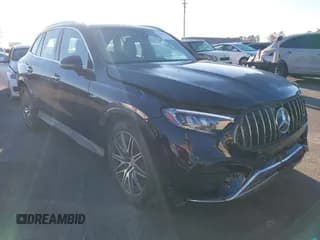 ✅ 2024 Mercedes-Benz GLC 43 AMG • VIN: W1NKM8HB3RF134621 • Lot: 43487257. Listed on IAAI with 10,229 mi. Free auction sales archive from the USA and detailed vehicle history report at DreamBid. Image 1.