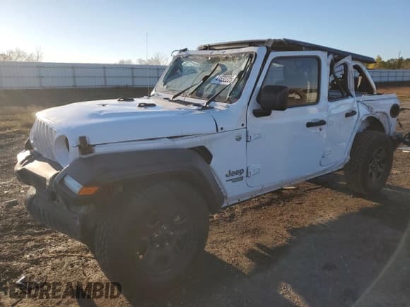 ✅ 2021 Jeep Wrangler Unlimited Sport • VIN: 1C4HJXDN2MW556893 • Lot: 41532205. Listed on Copart with 52,891 mi. Free auction sales archive from the USA and detailed vehicle history report at DreamBid. Image 1.