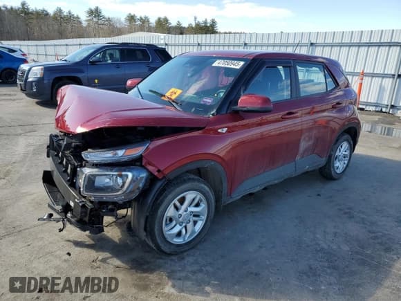 ✅ 2024 Hyundai Venue SE • VIN: KMHRB8A30RU324933 • Lot: 47050945. Listed on Copart with Not provided. Free auction sales archive from the USA and detailed vehicle history report at DreamBid. Image 1.