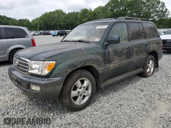✅ 2004 Toyota Land Cruiser • VIN: JTEHT05J142064355 • Lot: 63349415. Listed on Copart with 152,650 mi. Free auction sales archive from the USA and detailed vehicle history report at DreamBid. Image 1.