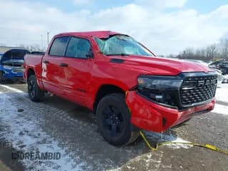 ✅ 2025 Ram 1500 Tradesman • VIN: 1C6RRFGG5SN559981 • Lot: 41612110. Wystawiony na IAAI z przebiegiem 10 650 mil. Bezpłatny archiwum sprzedaży aukcyjnych z USA i szczegółowy raport historii pojazdu na DreamBid. Zdjęcie 1.