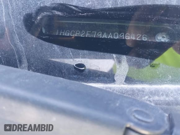 ✅ 2010 Honda Accord EX • VIN: 1HGCP2F79AA096426 • Lot: 42658947. Listed on IAAI with 129,981 mi. Free auction sales archive from the USA and detailed vehicle history report at DreamBid. Image 9.