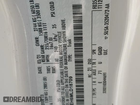 ✅ 2021 Ford Ranger XL • VIN: 1FTER1EH6MLD18709 • Lot: 82313154. Wystawiony na Copart z przebiegiem 88 244 mil. Bezpłatny archiwum sprzedaży aukcyjnych z USA i szczegółowy raport historii pojazdu na DreamBid. Zdjęcie 13.