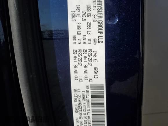 ✅ 2014 Volkswagen Routan SE • VIN: 2C4RVABG7ER134462 • Lot: 76492444. Listed on Copart with 93,373 mi. Free auction sales archive from the USA and detailed vehicle history report at DreamBid. Image 14.