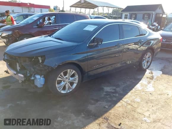 ✅ 2015 Chevrolet Impala LT • VIN: 2G1115SL6F9274784 • Lot: 43366455. Listed on IAAI with 147,617 mi. Free auction sales archive from the USA and detailed vehicle history report at DreamBid. Image 2.