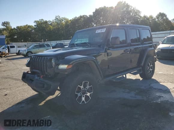 ✅ 2021 Jeep Wrangler Unlimited Rubicon • VIN: 1C4HJXFG7MW536511 • Лот: 87115075. Опубликован ранее на Copart с пробегом 83 176 миль. Бесплатный доступ к архиву аукционных продаж из США и подробный отчёт об истории автомобиля на DreamBid. Изображение 1.