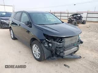 2024 Chevrolet Equinox LT with VIN 3GNAXKEG2RL197875, listed as a IAAI auction lot 43541617 with 48,880 mi miles and . Bid and sale history available at DreamBid. Image 1.