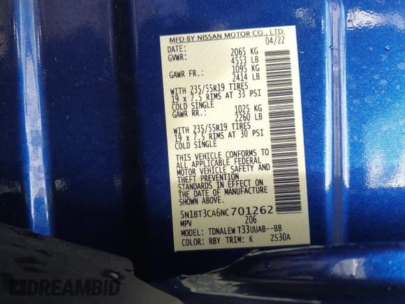 ✅ 2022 Nissan Rogue SL • VIN: 5N1BT3CA6NC701262 • Lot: 41698374. Wystawiony na IAAI z przebiegiem 37 075 mil. Bezpłatny archiwum sprzedaży aukcyjnych z USA i szczegółowy raport historii pojazdu na DreamBid. Zdjęcie 9.