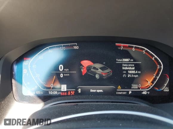 ✅ 2023 BMW 8 Series 840i • VIN: WBAGV2C04PCM45449 • Lot: 91686385. Listed on Copart with 29,887 mi. Free auction sales archive from the USA and detailed vehicle history report at DreamBid. Image 9.