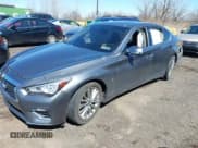 ✅ 2019 Infiniti Q50 Luxe • VIN: JN1EV7AR5KM552377 • Lot: 41854243. Listed on IAAI with 65,675 mi. Free auction sales archive from the USA and detailed vehicle history report at DreamBid. Image 2.