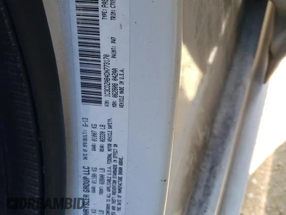 ✅ 2013 Dodge Avenger SE • VIN: 1C3CDZAB4DN773170 • Лот: 44944665. Опубликован ранее на Copart с пробегом 137 155 миль. Бесплатный доступ к архиву аукционных продаж из США и подробный отчёт об истории автомобиля на DreamBid. Изображение 12.