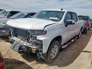 2020 Chevrolet Silverado 1500 LT z VIN 1GCPWCEK5LZ130834, wystawiony jako Copart lot #71687265 z przebiegiem 123 701 mil mil oraz Szkoda całkowita • Salvage title. Historia ofert i sprzedaży dostępna na DreamBid. Obrazek 1.