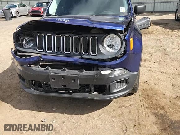 ✅ 2017 Jeep Renegade Sport • VIN: ZACCJBAB9HPE37006 • Lot: 90617455. Wystawiony na Copart z przebiegiem 188 566 mil. Bezpłatny archiwum sprzedaży aukcyjnych z USA i szczegółowy raport historii pojazdu na DreamBid. Zdjęcie 15.
