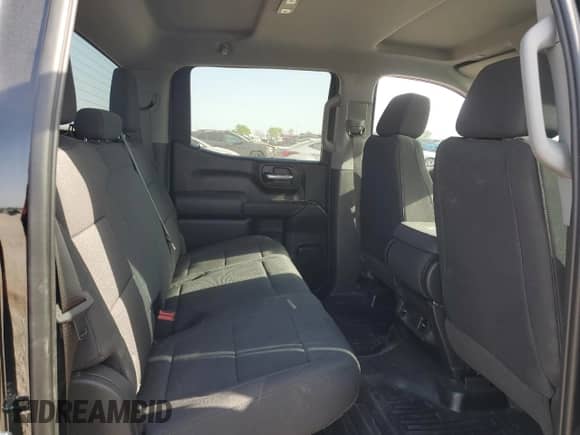 2022 Chevrolet Silverado 1500 Work Truck with VIN 1GCPDAEK1NZ615095, listed as a Copart auction lot 50160885 with 4,949 mi miles and Salvage title. Bid and sale history available at DreamBid. Image 10.