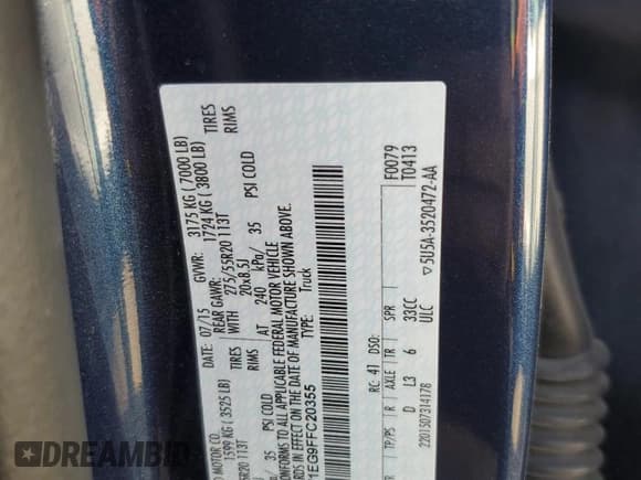 ✅ 2015 Ford F-150 Lariat • VIN: 1FTEW1EG9FFC20355 • Lot: 90847645. Listed on Copart with 91,461 mi. Free auction sales archive from the USA and detailed vehicle history report at DreamBid. Image 12.