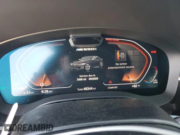 ✅ 2021 BMW 5 Series M550i xDrive • VIN: WBA13BK06MCF71369 • Лот: 51940095. Опубликован ранее на Copart с пробегом 48 344 миль. Бесплатный доступ к архиву аукционных продаж из США и подробный отчёт об истории автомобиля на DreamBid. Изображение 9.