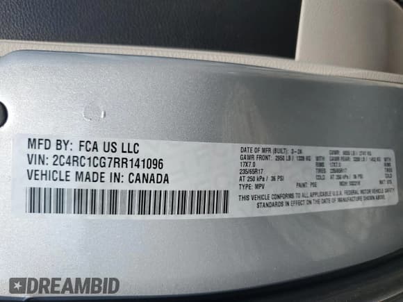 ✅ 2024 Chrysler Voyager LX • VIN: 2C4RC1CG7RR141096 • Lot: 80663825. Wystawiony na Copart z przebiegiem 16 788 mil. Bezpłatny archiwum sprzedaży aukcyjnych z USA i szczegółowy raport historii pojazdu na DreamBid. Zdjęcie 13.