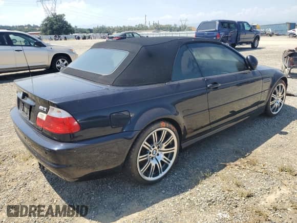 2003 BMW 3 Series M3 с VIN WBSBR93443PK01910, выставлен на аукционе Copart как лот 59987085 с пробегом Не указан миль и Списание • Salvage title. История ставок и продаж доступна на DreamBid. Изображение 3.