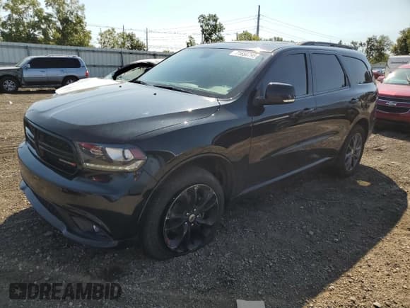 ✅ 2018 Dodge Durango GT • VIN: 1C4RDJDG4JC393476 • Лот: 71658795. Опубликован ранее на Copart с пробегом 142 399 миль. Бесплатный доступ к архиву аукционных продаж из США и подробный отчёт об истории автомобиля на DreamBid. Изображение 1.