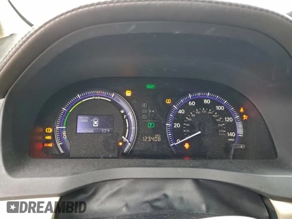 ✅ 2010 Lexus HS 250h Premium • VIN: JTHBB1BA5A2027651 • Lot: 94471205. Listed on Copart with 123,408 mi. Free auction sales archive from the USA and detailed vehicle history report at DreamBid. Image 9.