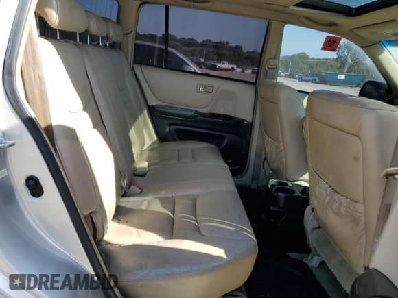 2001 Toyota Highlander с VIN JTEHF21A210040212, выставлен на аукционе Copart как лот 84726285 с пробегом Не указан миль и Списание • Salvage title. История ставок и продаж доступна на DreamBid. Изображение 11.