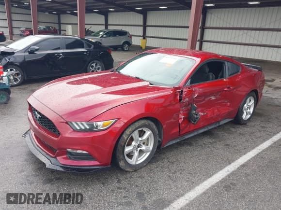 ✅ 2015 Ford Mustang V6 • VIN: 1FA6P8AM8F5348829 • Lot: 43275761. Listed on IAAI with 93,214 mi. Free auction sales archive from the USA and detailed vehicle history report at DreamBid. Image 17.