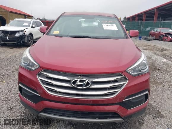 ✅ 2017 Hyundai Santa Fe 2.4L • VIN: 5XYZTDLB7HG403529 • Lot: 43428533. Listed on IAAI with 119,836 mi. Free auction sales archive from the USA and detailed vehicle history report at DreamBid. Image 13.