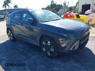 2025 Hyundai Kona SEL with VIN KM8HB3AB2SU286343, listed as a IAAI auction lot 43581936 with 15,438 mi miles and . Bid and sale history available at DreamBid. Image 1.