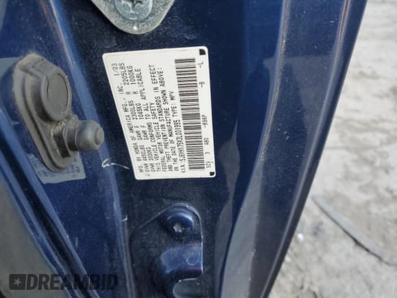 ✅ 2003 Honda Element EX • VIN: 5J6YH175X3L001995 • Lot: 83495444. Wystawiony na Copart z przebiegiem 171 506 mil. Bezpłatny archiwum sprzedaży aukcyjnych z USA i szczegółowy raport historii pojazdu na DreamBid. Zdjęcie 12.