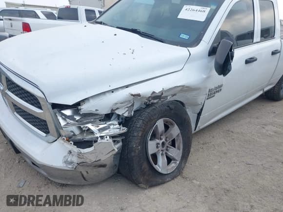 ✅ 2019 Ram 1500 Tradesman • VIN: 1C6RR6FG0KS594446 • Lot: 42264468. Listed on IAAI with 155,867 mi. Free auction sales archive from the USA and detailed vehicle history report at DreamBid. Image 6.