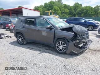 ✅ 2020 Jeep Compass Altitude • VIN: 3C4NJDBB6LT235616 • Lot: 42856671. Listed on IAAI with 79,716 mi. Free auction sales archive from the USA and detailed vehicle history report at DreamBid. Image 1.