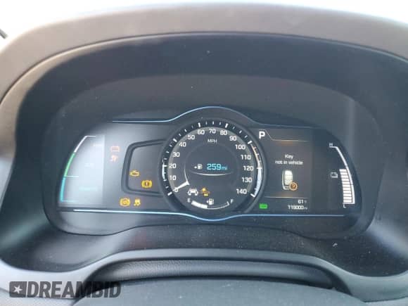 2019 Hyundai Ioniq Limited с VIN KMHC85LCXKU137527, выставлен на аукционе Copart как лот 78537424 с пробегом 119 000 миль миль и Списание • Salvage title. История ставок и продаж доступна на DreamBid. Изображение 9.