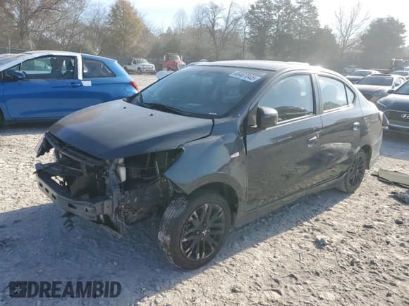 ✅ 2024 Mitsubishi Mirage ES • VIN: ML32FUFJ8RHF05433 • Lot: 89467045. Listed on Copart with 38,748 mi. Free auction sales archive from the USA and detailed vehicle history report at DreamBid. Image 1.