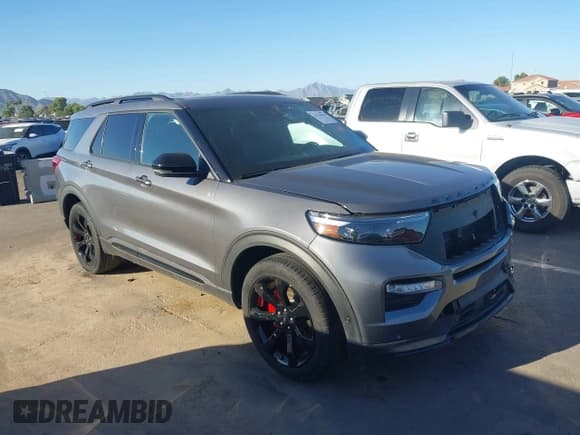 ✅ 2022 Ford Explorer ST • VIN: 1FM5K8GC7NGB56366 • Lot: 43374875. Wystawiony na IAAI z przebiegiem 40 511 mil. Bezpłatny archiwum sprzedaży aukcyjnych z USA i szczegółowy raport historii pojazdu na DreamBid. Zdjęcie 1.