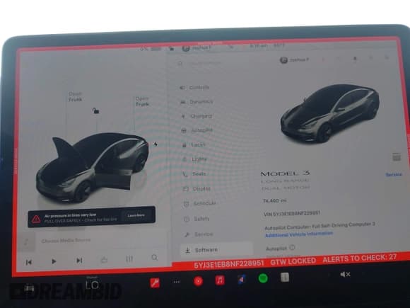 ✅ 2022 Tesla Model 3 Long Range • VIN: 5YJ3E1EB8NF228951 • Lot: 42283225. Wystawiony na IAAI z przebiegiem 74 460 mil. Bezpłatny archiwum sprzedaży aukcyjnych z USA i szczegółowy raport historii pojazdu na DreamBid. Zdjęcie 14.