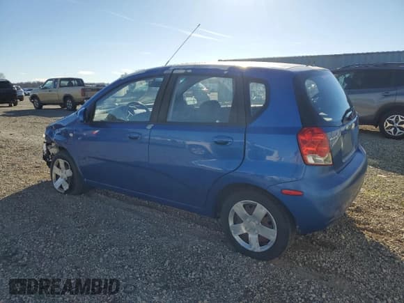 ✅ 2007 Chevrolet Aveo LS • VIN: KL1TD66647B789419 • Lot: 87662995. Wystawiony na Copart z przebiegiem 108 379 mil. Bezpłatny archiwum sprzedaży aukcyjnych z USA i szczegółowy raport historii pojazdu na DreamBid. Zdjęcie 2.
