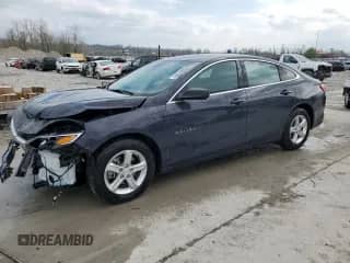 2025 Chevrolet Malibu LS with VIN 1G1ZC5ST9SF127616, listed as a Copart auction lot 52915015 with 6,621 mi miles and Clean title. Bid and sale history available at DreamBid. Image 1.