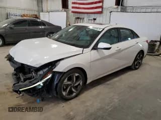 ✅ 2022 Hyundai Elantra Limited • VIN: 5NPLP4AG2NH072257 • Lot: 80899675. Listed on Copart with 55,110 mi. Free auction sales archive from the USA and detailed vehicle history report at DreamBid. Image 1.