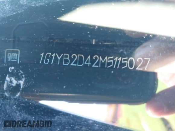 2021 Chevrolet Corvette 2LT с VIN 1G1YB2D42M5115027, выставлен на аукционе IAAI как лот 41484177 с пробегом 17 268 миль миль и . История ставок и продаж доступна на DreamBid. Изображение 18.