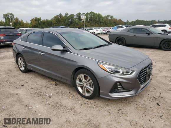 2018 Hyundai Sonata SEL with VIN 5NPE34AF5JH694471, listed as a Copart auction lot 89831945 with 85,041 mi miles and Salvage title. Bid and sale history available at DreamBid. Image 4.