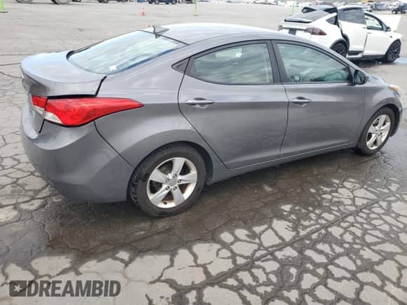 2013 Hyundai Elantra GLS with VIN 5NPDH4AE9DH348853, listed as a Copart auction lot 87435375 with 198,316 mi miles and Salvage title. Bid and sale history available at DreamBid. Image 3.