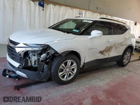 2020 Chevrolet Blazer LT with VIN 3GNKBHRSXLS604519, listed as a Copart auction lot 71729274 with 107,430 mi miles and Salvage title. Bid and sale history available at DreamBid. Image 1.