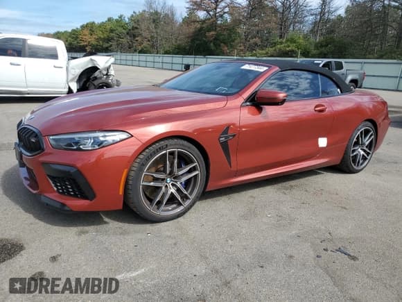 ✅ 2020 BMW M8 • VIN: WBSDZ0C0XLBM09515 • Lot: 71477344. Listed on Copart with 20,938 mi. Free auction sales archive from the USA and detailed vehicle history report at DreamBid. Image 1.