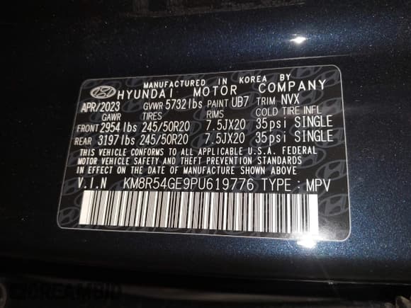 ✅ 2023 Hyundai Palisade Limited • VIN: KM8R54GE9PU619776 • Лот: 41618821. Опубликован ранее на IAAI с пробегом 27 628 миль. Бесплатный доступ к архиву аукционных продаж из США и подробный отчёт об истории автомобиля на DreamBid. Изображение 9.