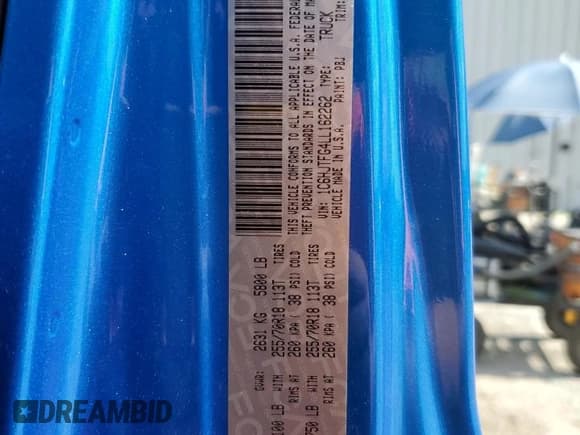 ✅ 2020 Jeep Gladiator Overland • VIN: 1C6HJTFG4LL162262 • Lot: 57261325. Wystawiony na Copart z przebiegiem 74 856 mil. Bezpłatny archiwum sprzedaży aukcyjnych z USA i szczegółowy raport historii pojazdu na DreamBid. Zdjęcie 12.