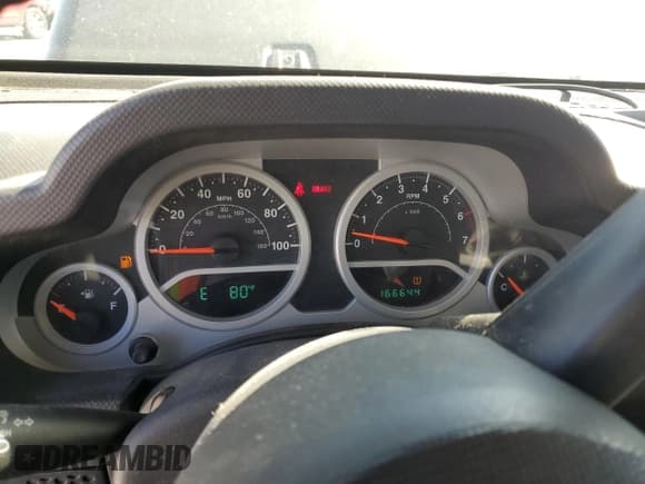 ✅ 2008 Jeep Wrangler Rubicon • VIN: 1J8GA69158L563252 • Lot: 55816534. Listed on Copart with 166,644 mi. Free auction sales archive from the USA and detailed vehicle history report at DreamBid. Image 9.